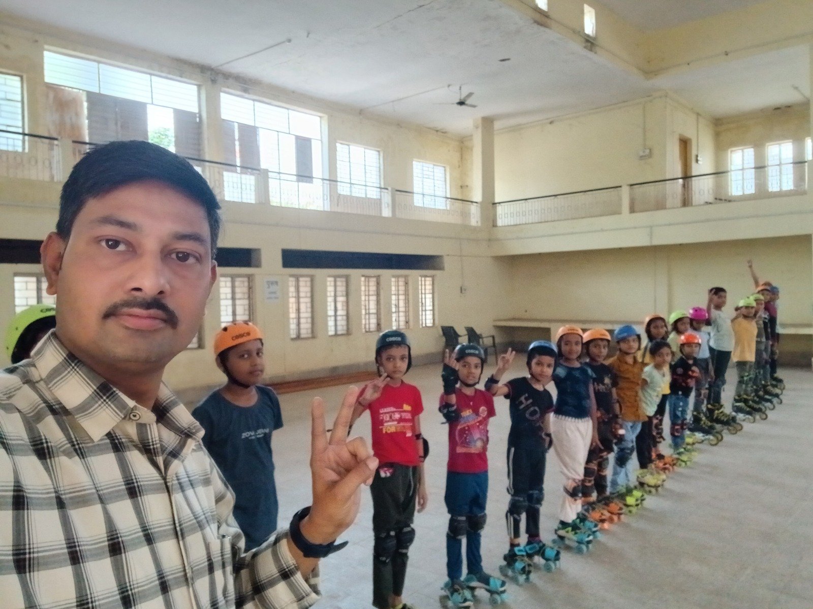 Skating class